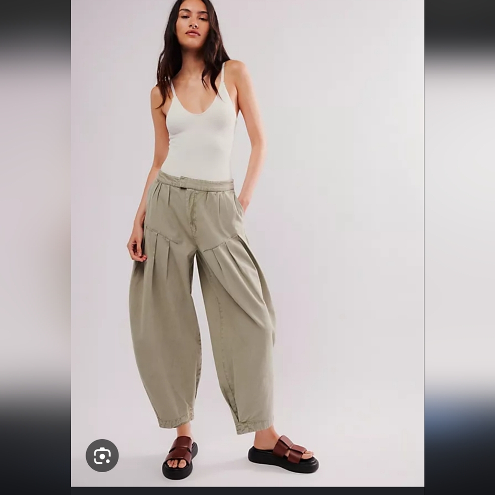 Free People Sarina Pleated Trousers